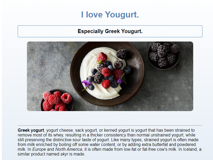 Yougurt app